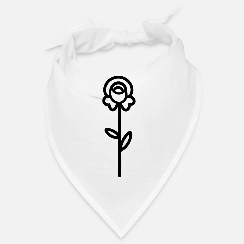 Fleur rose Bandana