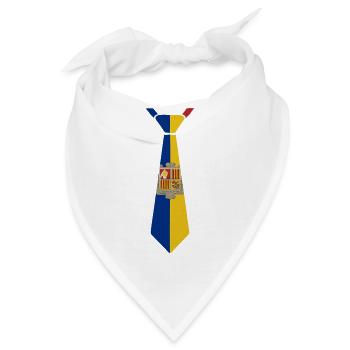Romania Tie – Flaggendesign - Bandana - Weiß - Vorne