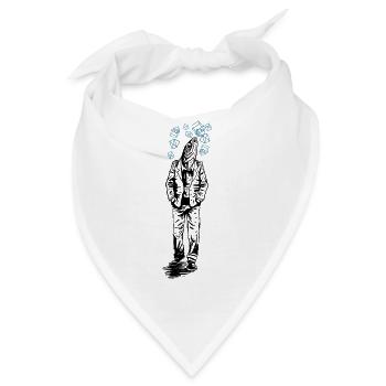 FISHMAN - Bandana - Weiß - Vorne