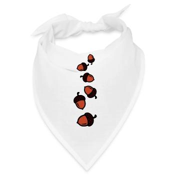 Eichel Comic - Bandana - Weiß - Vorne