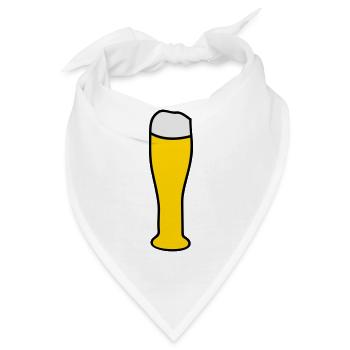 Weizenbier - Bandana - Weiß - Vorne