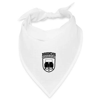 Krause Duo Mopedsport Brandis Emblem - Bandana - Weiß - Vorne