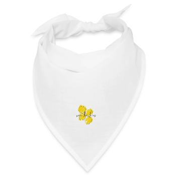 Save the bees. - Bandana - Weiß - Vorne