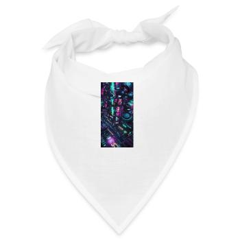CYBERPUNK - Bandana - Weiß - Vorne