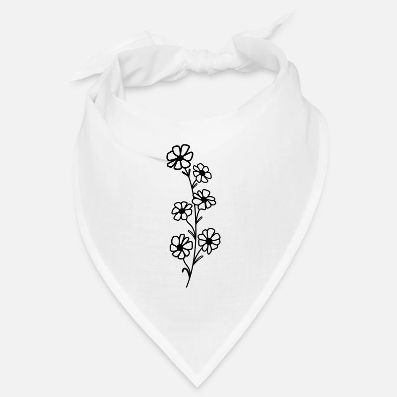 simple Wildblume Bandana