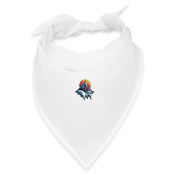 Eisberge Symbol Arktis Berge - Bandana - Weiß - Vorne