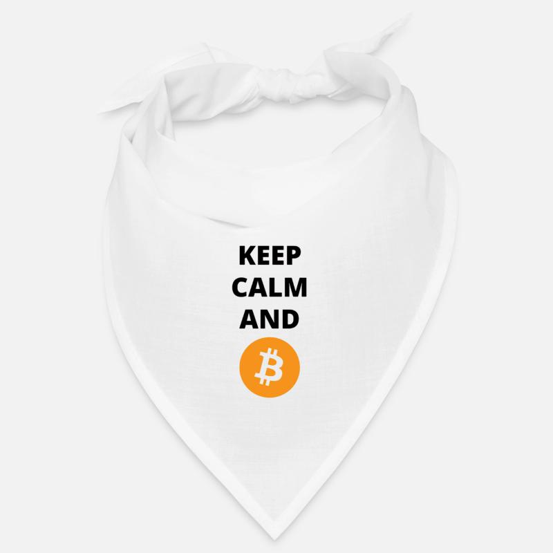Restez calme et Bitcoin Bandana