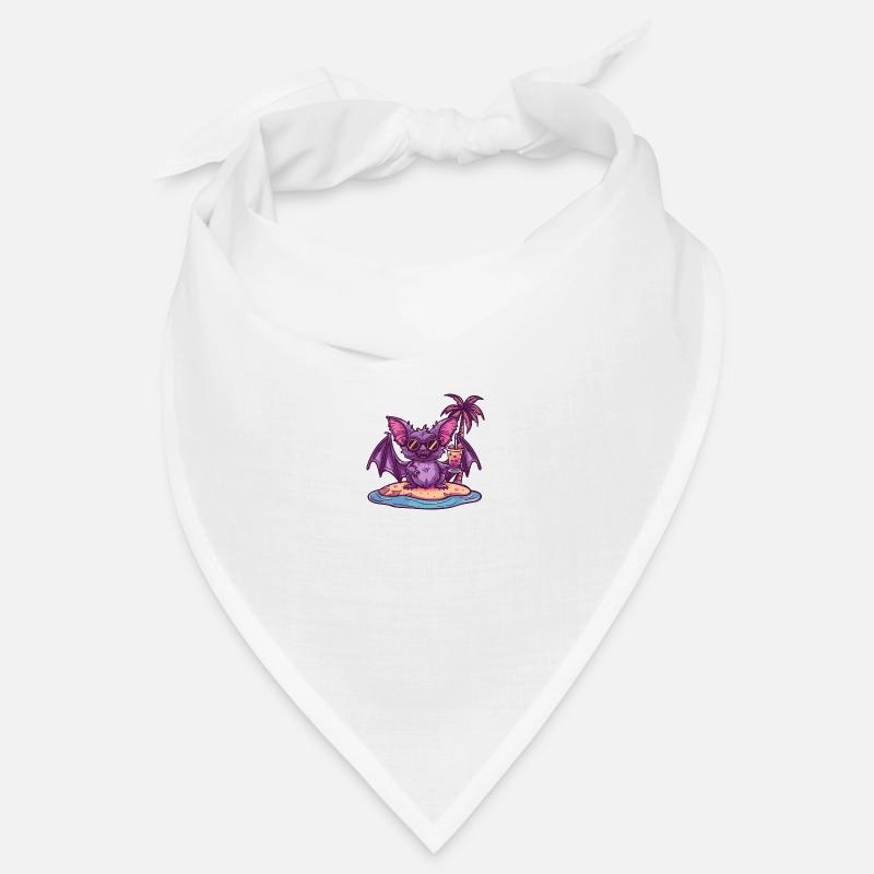 Fledermaus Sommer Strand Comic Bandana