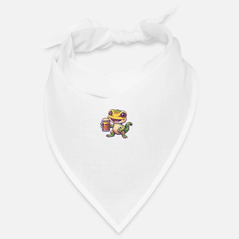 Echse Bier Pixel Bandana