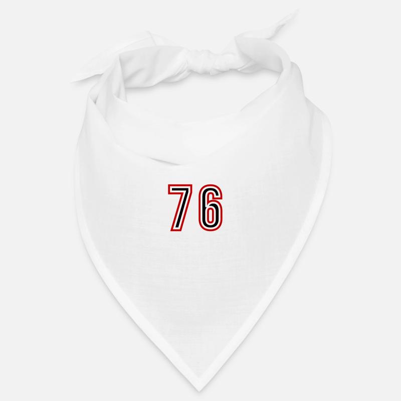 76 Number Years Jersey Bandana