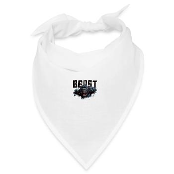 Gorilla Beast - Bandana - Weiß - Vorne
