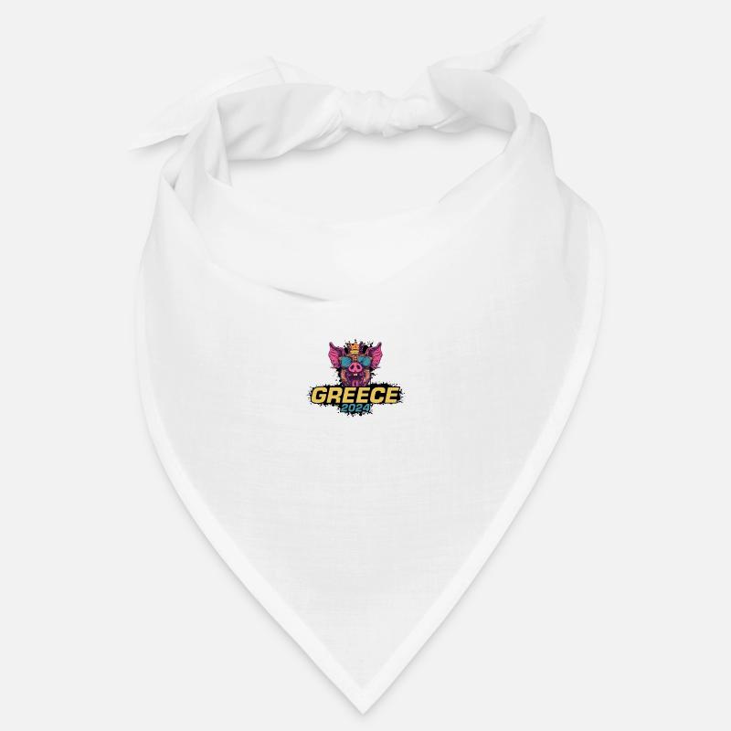 Greece 2024 Party Pig Bandana