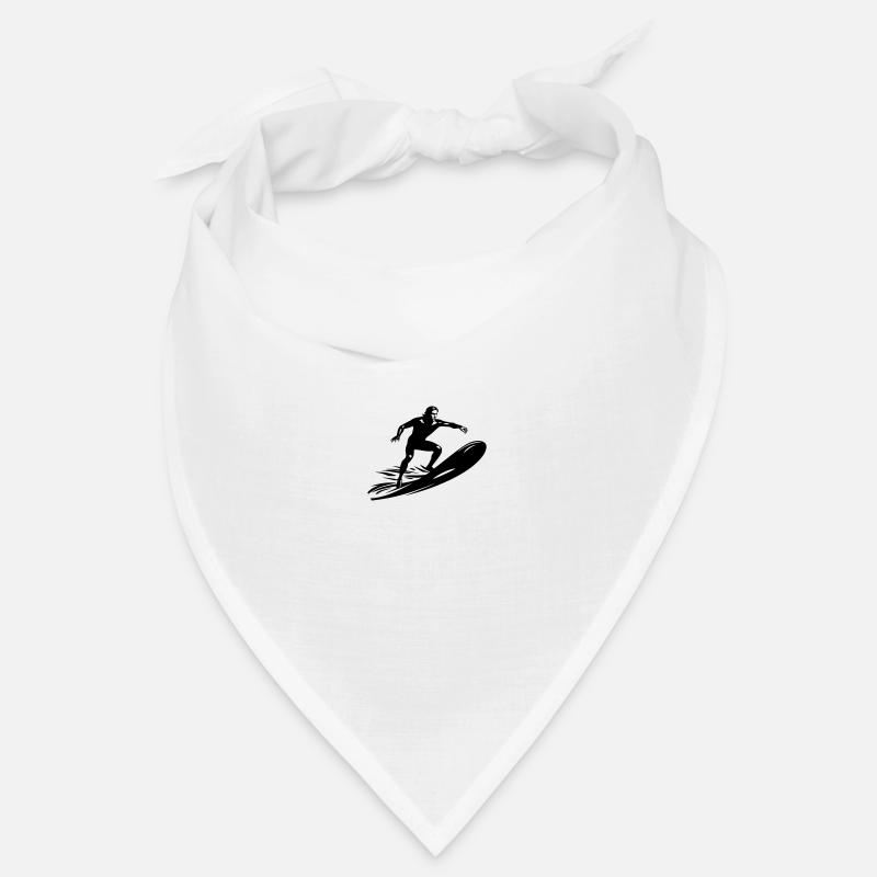 Silhouette de sport de surfeur Bandana