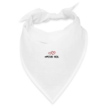 Petri Heil Herz Fischen - Bandana - Weiß - Vorne