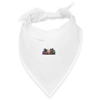 Halloween Party Team - Bandana - Weiß - Vorne
