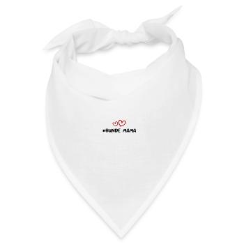 Hunde Mama - Bandana - Weiß - Vorne