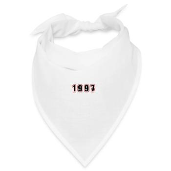 1997 Jahr Geburtstag - Bandana - Weiß - Vorne
