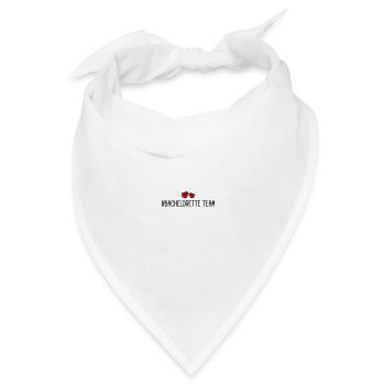 bachelorette team herz - Bandana - Weiß - Vorne