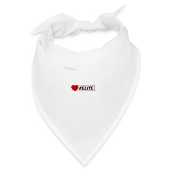Elite Herz - Bandana - Weiß - Vorne