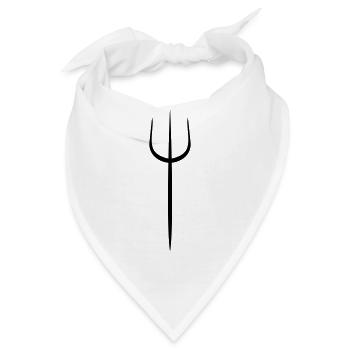 dreizack© - Bandana - Weiß - Vorne