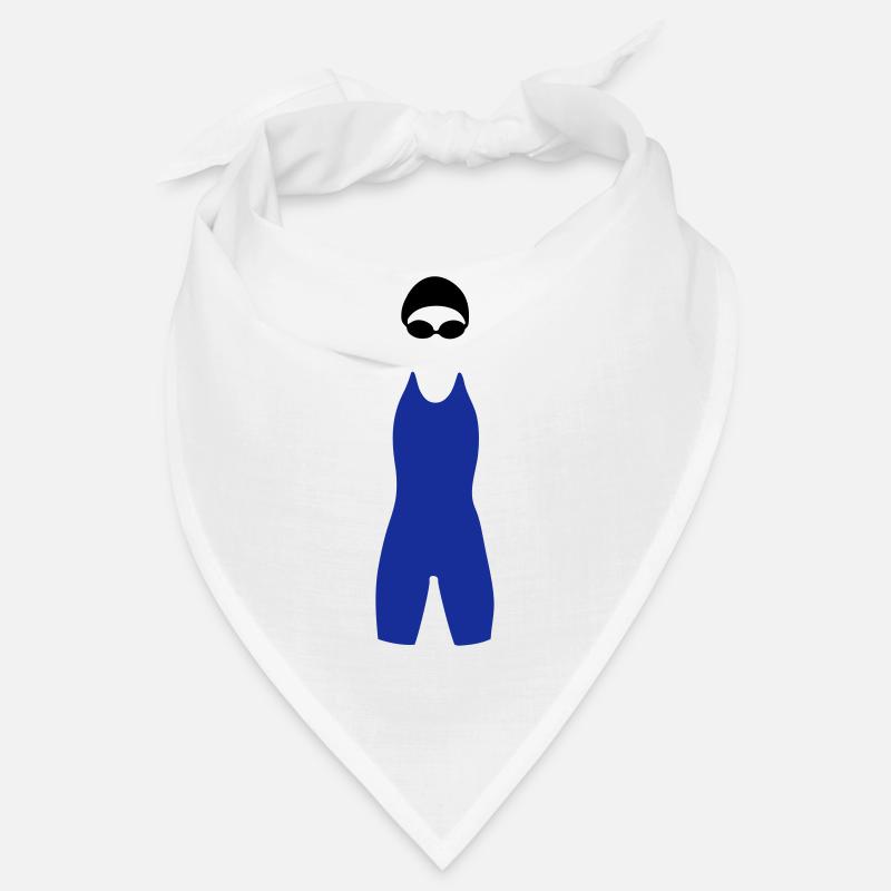 Schwimmerin Silhouette Bandana