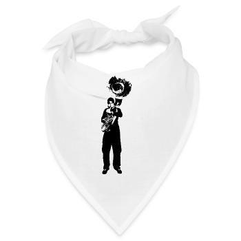 Sousaphon - Bandana - Weiß - Vorne