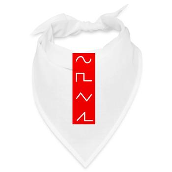 Djing Label Keyboard DJ - Bandana - Weiß - Vorne
