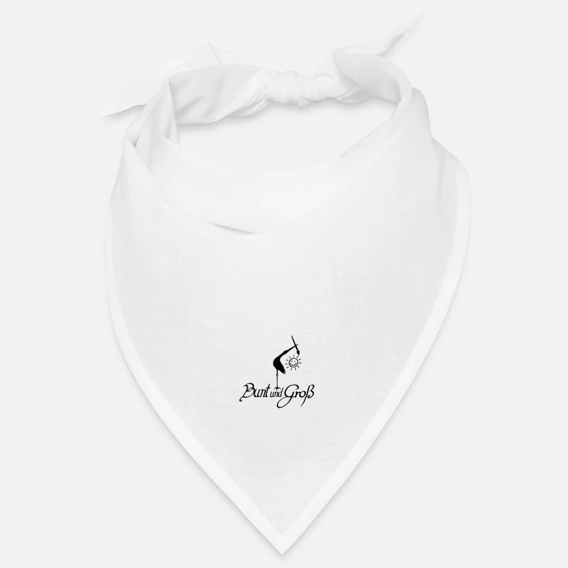 Logo BuntUndGroß - Bandana - Weiß