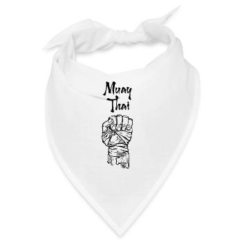 Muay Thai - Bandana - Weiß - Vorne
