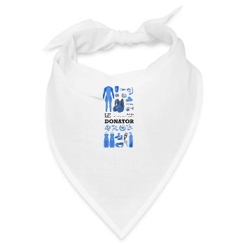 Ich kann nicht, ich bin auf das Wrack der Donator getaucht. - Bandana - Weiß - Vorne