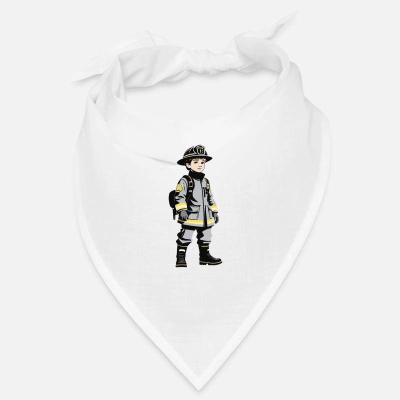 Garçon pompier - Conception de travail mignon Bandana