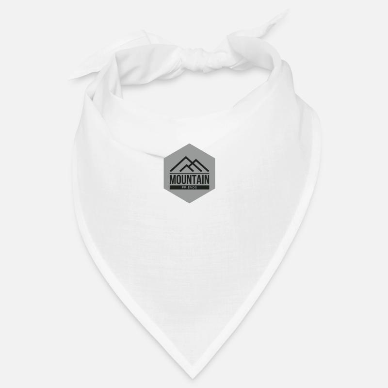 Mountains Grau Bandana