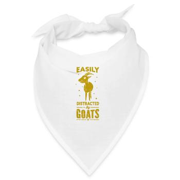 Ziege - Bock - Geiß - Bauernhof - Zoo - Urlaub - Bandana - Weiß - Vorne