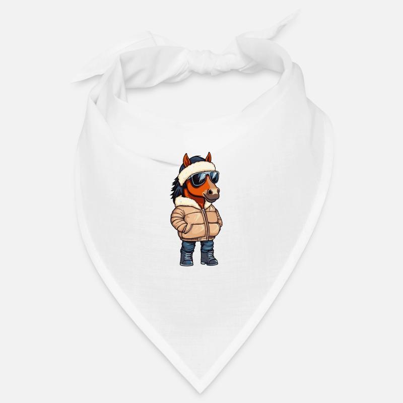 Pferd Cool Comic Bandana