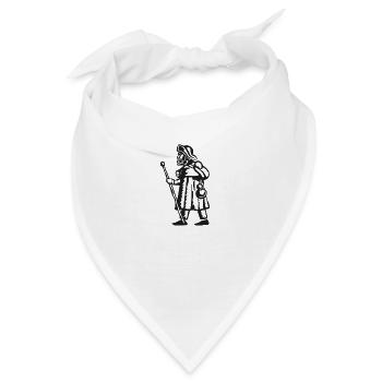 Pilger Compostela - Bandana - Weiß - Vorne