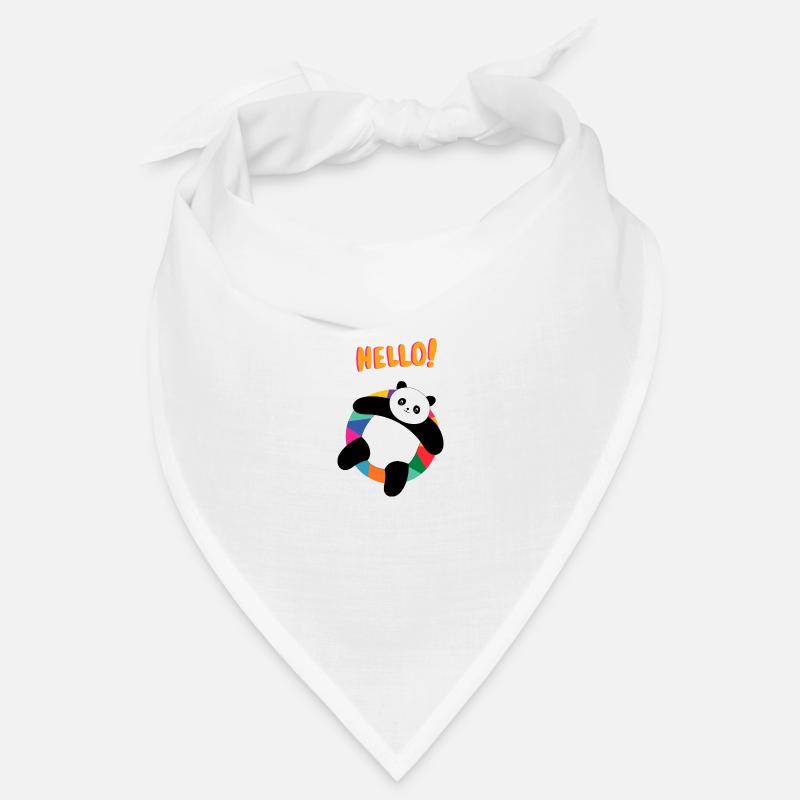 Chill Panda Says Hello - Gift Idea Bandana