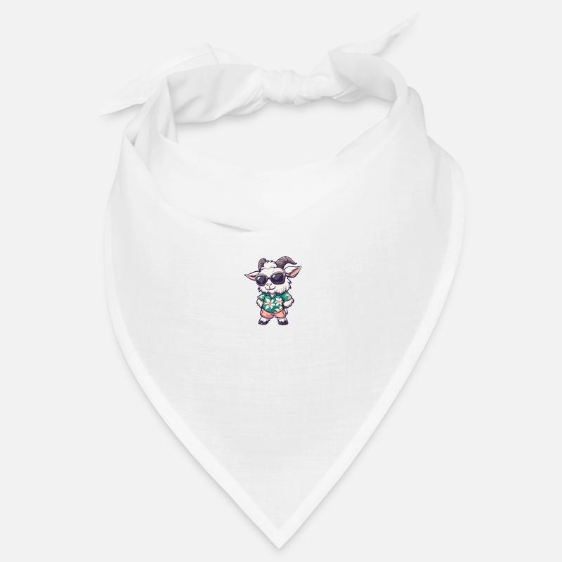 Montagne Chèvre Bande Dessinée Cool Été Bandana