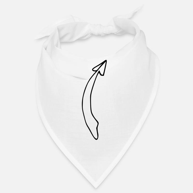 Flèche courbe flèches forme symbole vecteur Bandana