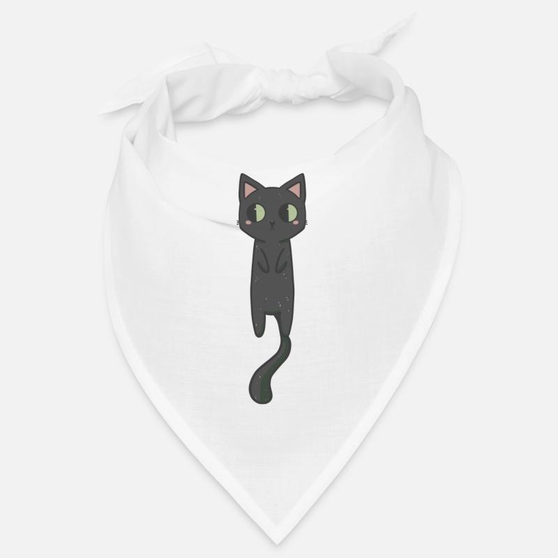 Süße schwarze Katze Bandana