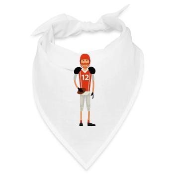 Ballsport - Bandana - Weiß - Vorne