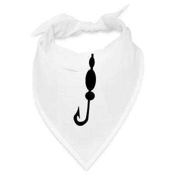 Angelhaken - Bandana - Weiß - Vorne