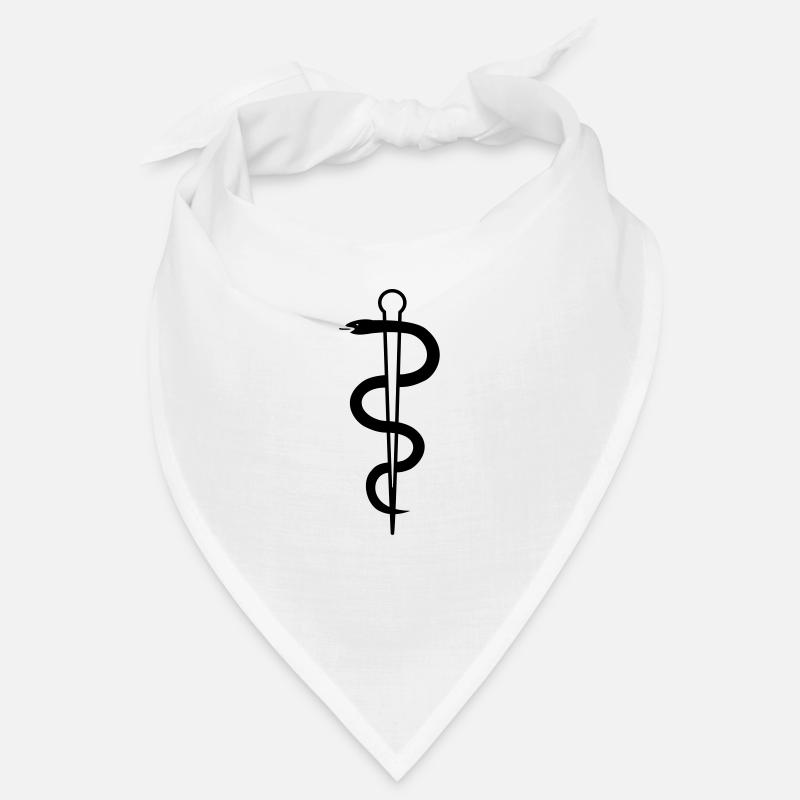 Infirmière Symbole Serpent Bandana