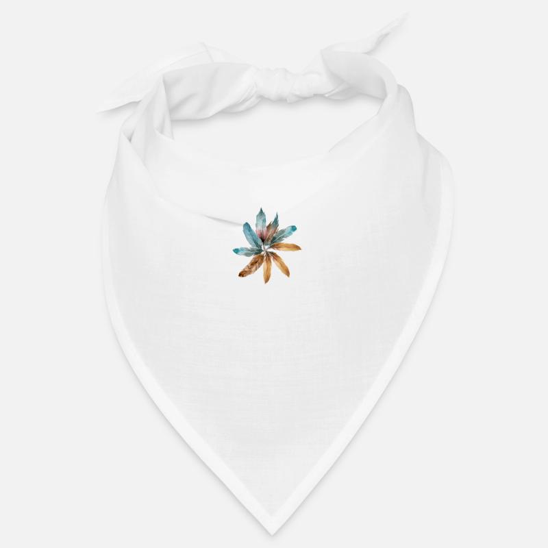 Flower feather Bandana