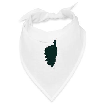 auf Korsika - Bandana - Weiß - Vorne
