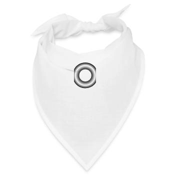 Cyberpunk-Metallring - Bandana - Weiß - Vorne