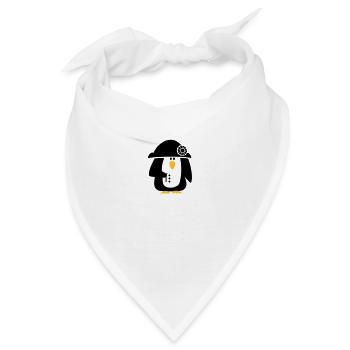 Pinguin Bonaparte / Napoleon Penguin (2c) - Bandana - Weiß - Vorne