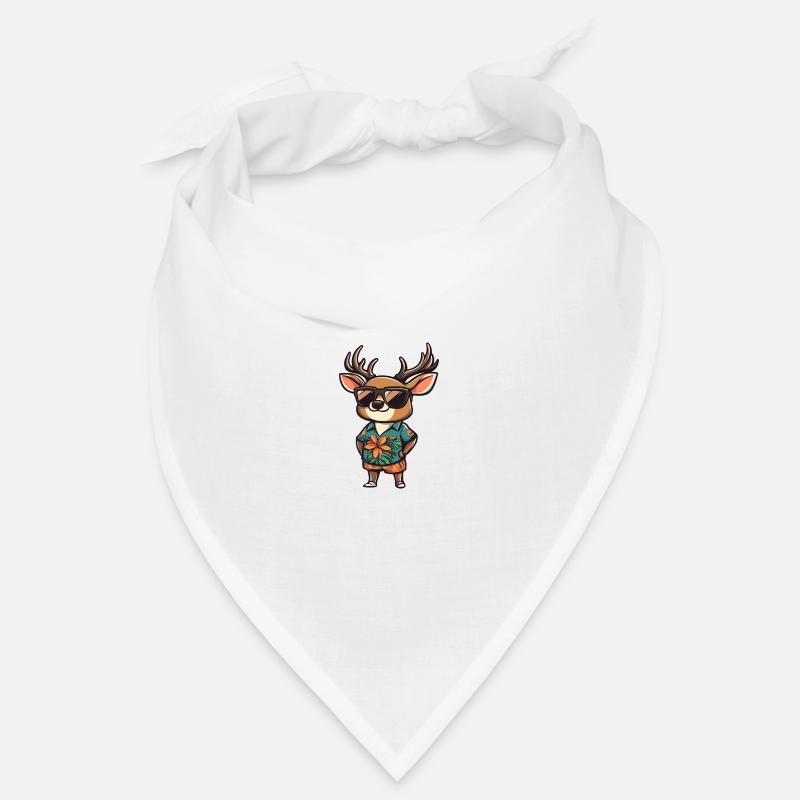 Hirsch Comic Urlaub Bandana