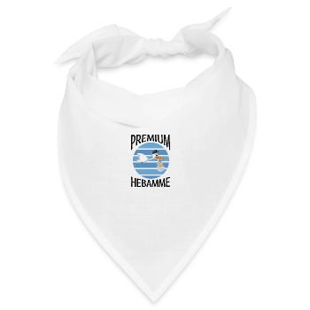 Hebammen - Bandana - Weiß - Vorne