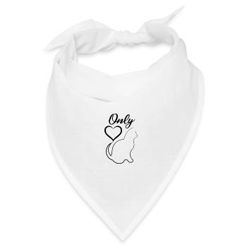 MY ONLY LOVE CAT PET 10 - Bandana - Weiß - Vorne