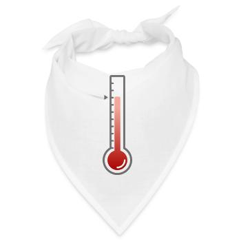 Thermometer - Bandana - Weiß - Vorne